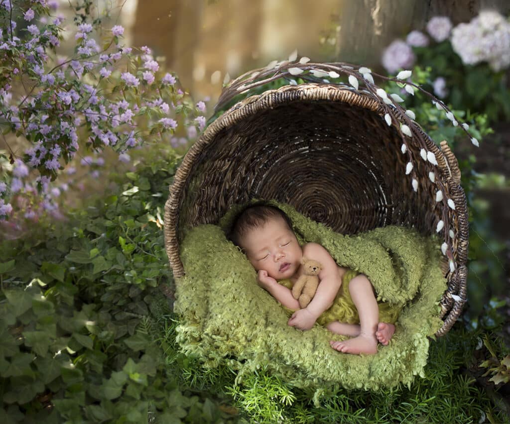 Baby in nature