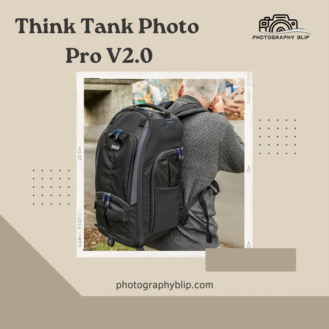 Back of a Man Wearing Think Tank Photo Pro V