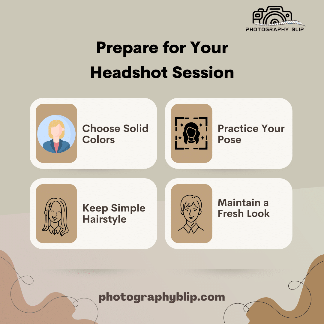 Prepare for Your Headshot Session Infographic