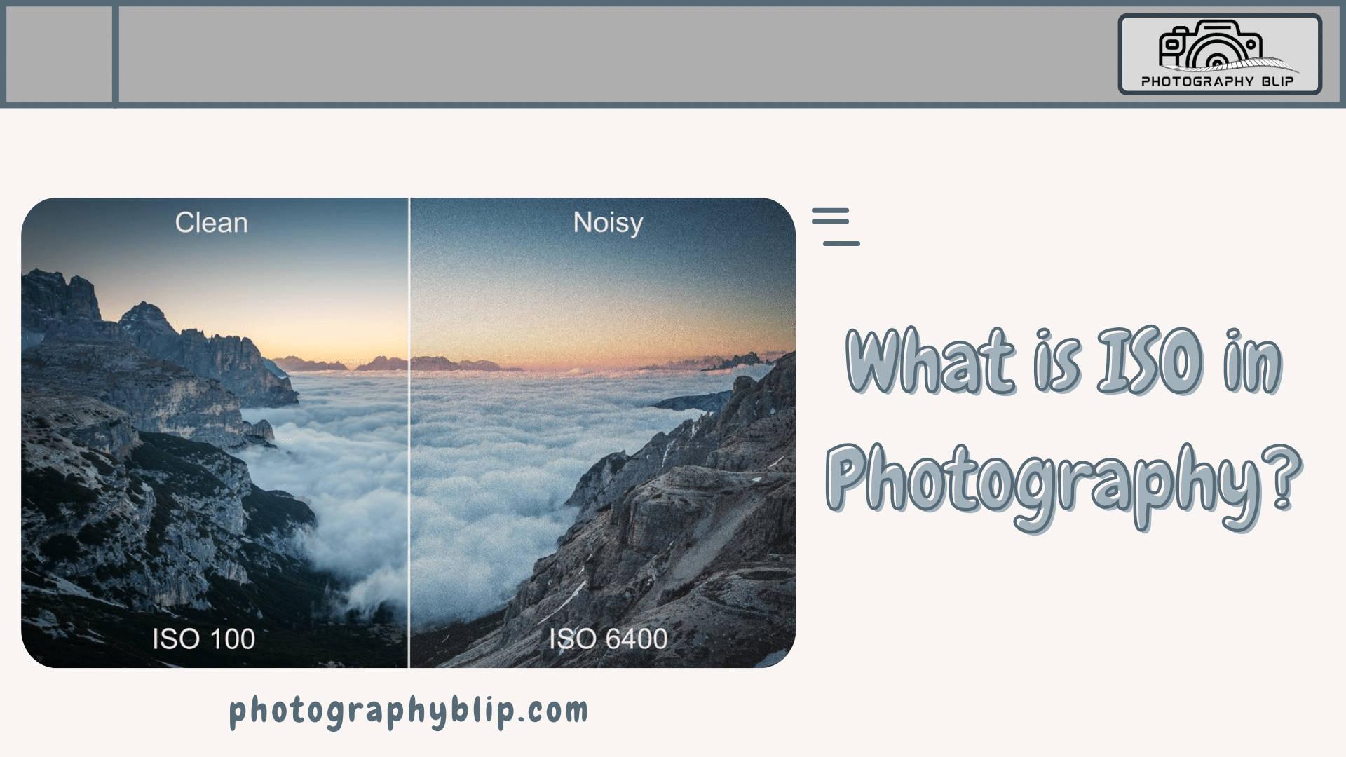 What is ISO in Photography Everything Your Need to Know ( )